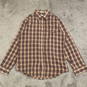 Vintage 80s Lee Plaid Men's Shirt